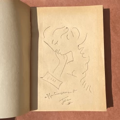 Tuxedo Park Junk Shop Le Grand Écart 1954 1st Edition With Pen And Ink Drawing By Jean Cocteau New Arrivals