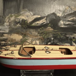 Tuxedo Park Junk Shop New Arrivals 1950s Japanese Wooden Toy Motorboat