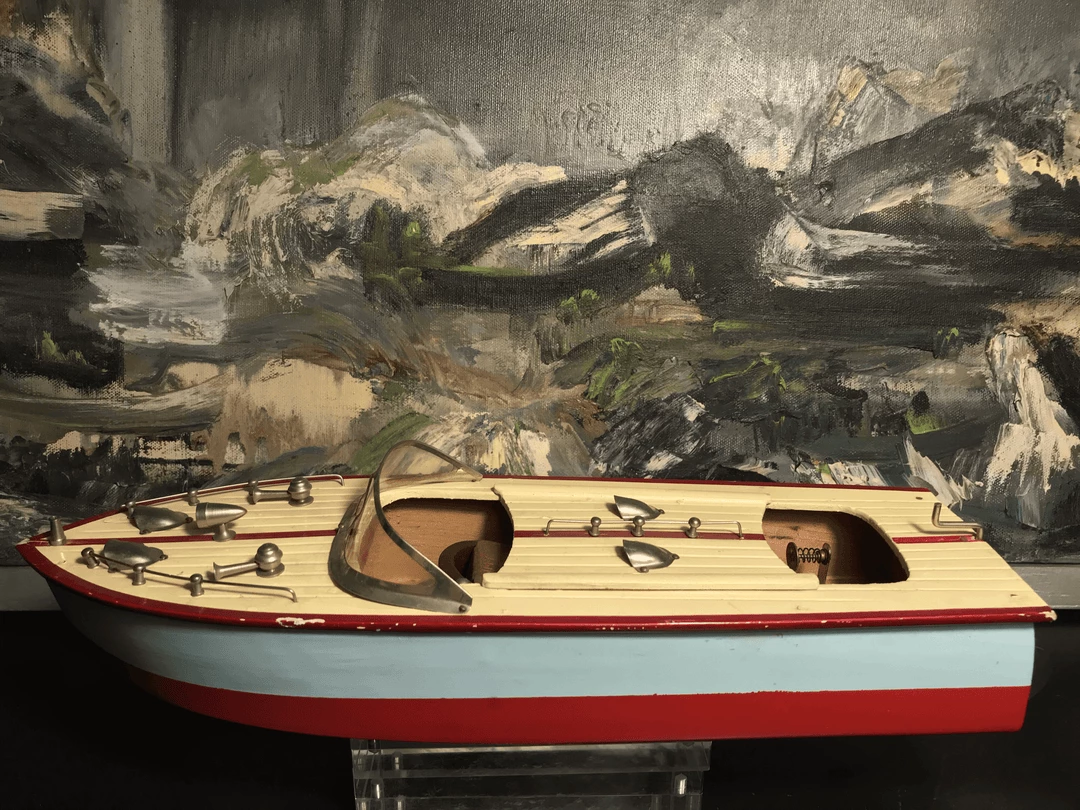 Tuxedo Park Junk Shop New Arrivals 1950s Japanese Wooden Toy Motorboat 2 Tuxedo Park Junk Shop New Arrivals 1950s Japanese Wooden Toy Motorboat
