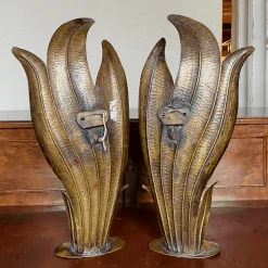 Tuxedo Park Junk Shop New Arrivals Hammered Flame Sconce By Egidio Casagrande