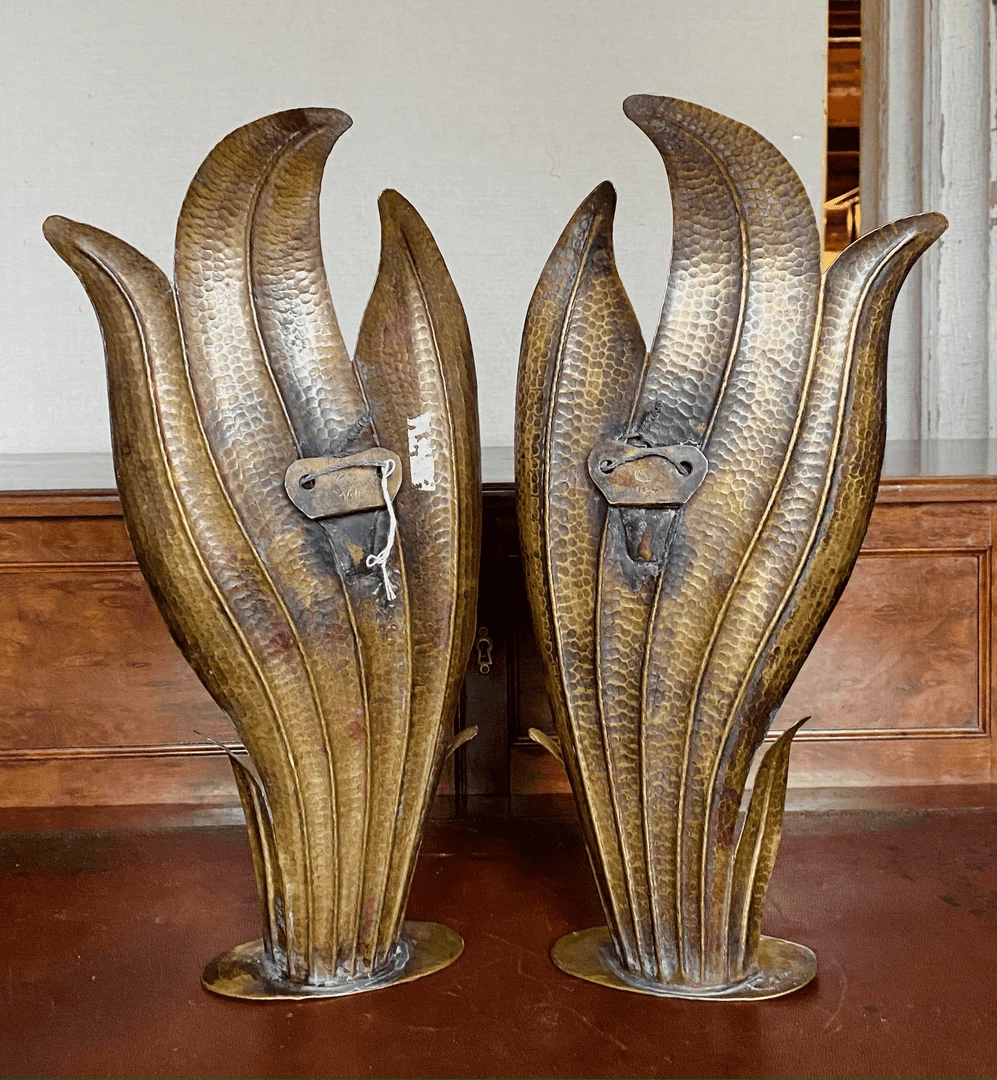 Tuxedo Park Junk Shop New Arrivals Hammered Flame Sconce By Egidio Casagrande 2 Tuxedo Park Junk Shop New Arrivals Hammered Flame Sconce By Egidio Casagrande