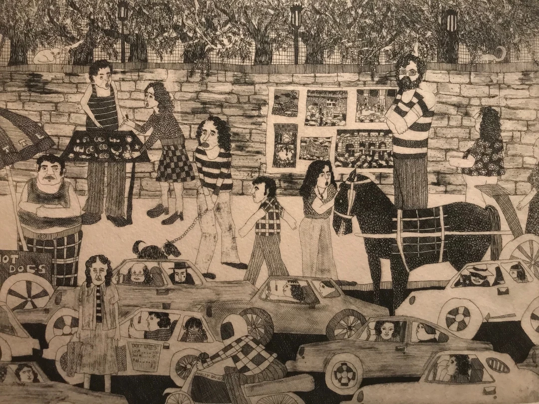 Tuxedo Park Junk Shop Fine Art Park Lark, Etching By Madeline Poster 1 Tuxedo Park Junk Shop Fine Art Park Lark, Etching By Madeline Poster