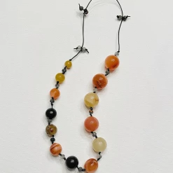 Tuxedo Park Junk Shop Knotted Chalcedony And Bloodstone Necklace New Arrivals