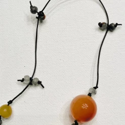 Tuxedo Park Junk Shop Knotted Chalcedony And Bloodstone Necklace New Arrivals