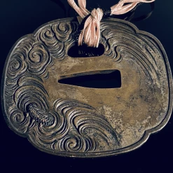 Tuxedo Park Junk Shop Meiji Japanese Bronze Tsuba Jewelry