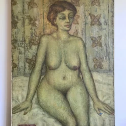 Tuxedo Park Junk Shop Fine Art Antoni Trulls Pons Two Portraits In Oil On Canvas