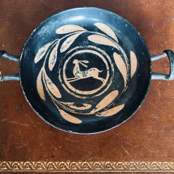 Tuxedo Park Junk Shop Greek Kylix With Hare And Laurel Ca. 450 B.C.
