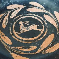 Tuxedo Park Junk Shop Greek Kylix With Hare And Laurel Ca. 450 B.C.