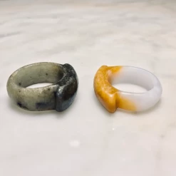 Tuxedo Park Junk Shop Qing Dynasty Jadeite Rings