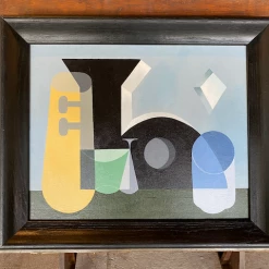 Tuxedo Park Junk Shop Seymour Zayon Cubist Surrealist Still-life