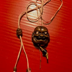 Tuxedo Park Junk Shop Japanese Boxwood Shishiguchi Mask Netsuke New Arrivals