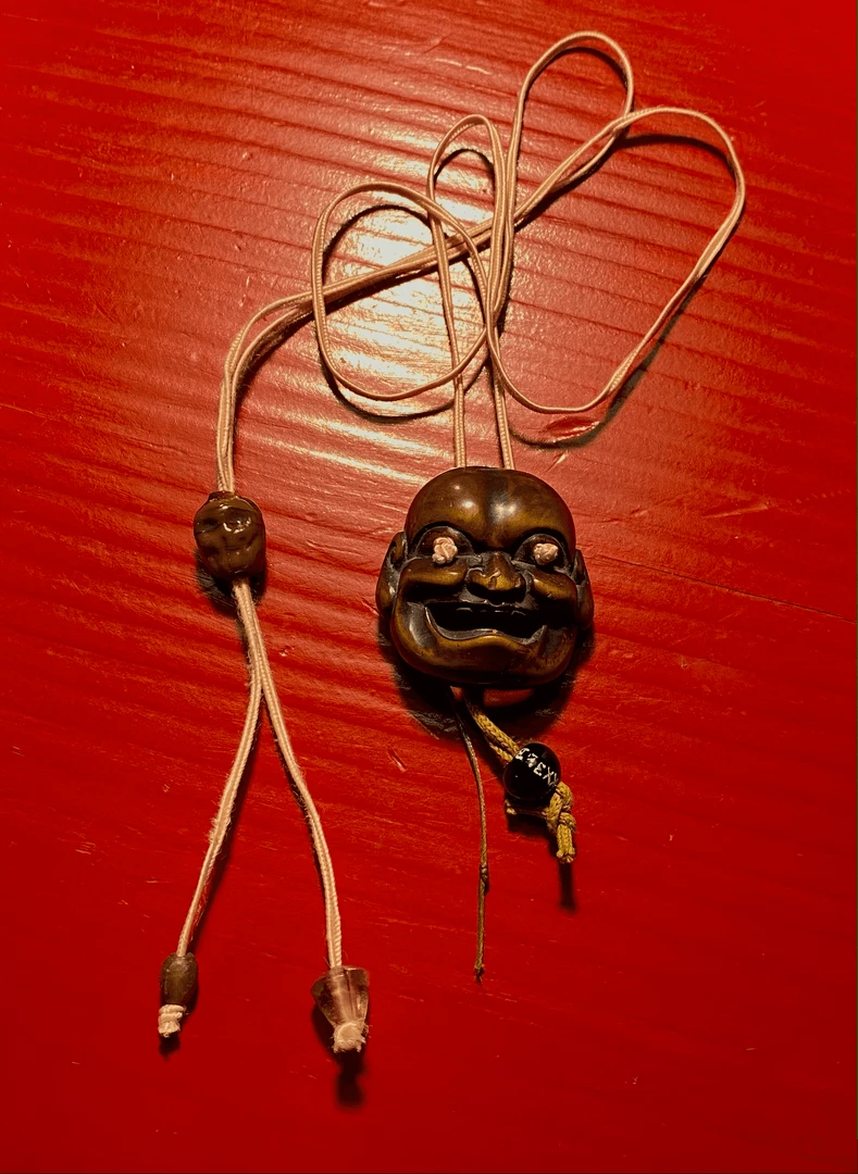 Tuxedo Park Junk Shop Japanese Boxwood Shishiguchi Mask Netsuke New Arrivals 1 Tuxedo Park Junk Shop Japanese Boxwood Shishiguchi Mask Netsuke New Arrivals