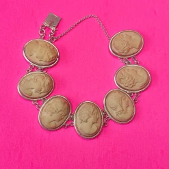 Tuxedo Park Junk Shop New Arrivals Victorian Grand Tour Lava Cameo Bracelet