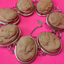 Tuxedo Park Junk Shop New Arrivals Victorian Grand Tour Lava Cameo Bracelet