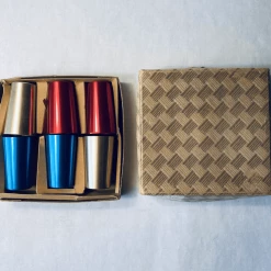 Tuxedo Park Junk Shop 1960's Japanese Aluminum Sake Cups