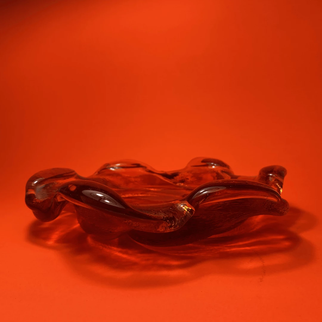 Tuxedo Park Junk Shop Mid Century Art Glass Ashtray 1 Tuxedo Park Junk Shop Mid Century Art Glass Ashtray