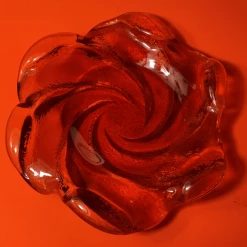 Tuxedo Park Junk Shop Mid Century Art Glass Ashtray 6 Tuxedo Park Junk Shop Mid Century Art Glass Ashtray