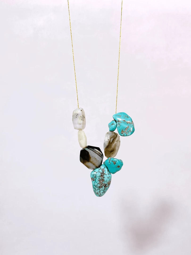 Tuxedo Park Junk Shop Boötes Turquoise And Onyx Necklace New Arrivals 1 Tuxedo Park Junk Shop Boötes Turquoise And Onyx Necklace New Arrivals