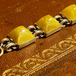 Tuxedo Park Junk Shop New Arrivals Golden Bakelite Sugarloaf Bracelet