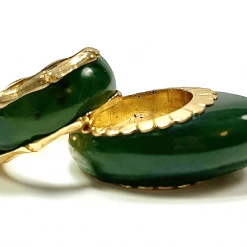Tuxedo Park Junk Shop New Arrivals Vintage 14k Carved Jade Rings