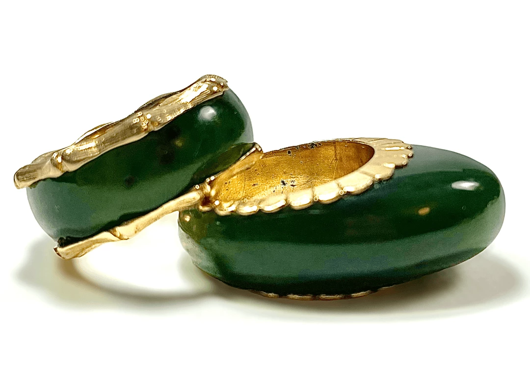 Tuxedo Park Junk Shop New Arrivals Vintage 14k Carved Jade Rings 2 Tuxedo Park Junk Shop New Arrivals Vintage 14k Carved Jade Rings