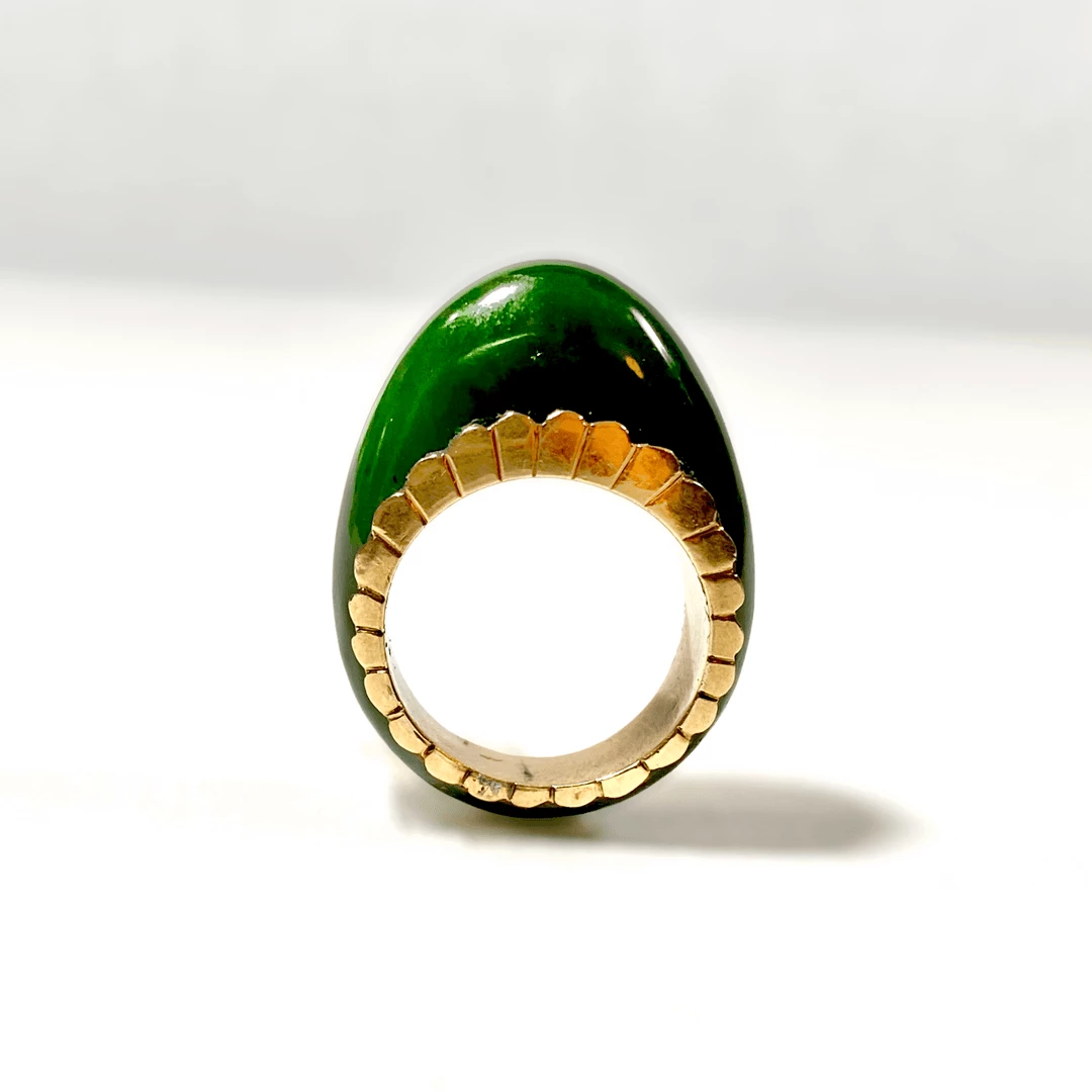 Tuxedo Park Junk Shop New Arrivals Vintage 14k Carved Jade Rings 3 Tuxedo Park Junk Shop New Arrivals Vintage 14k Carved Jade Rings