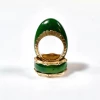 Tuxedo Park Junk Shop New Arrivals Vintage 14k Carved Jade Rings