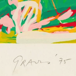 Tuxedo Park Junk Shop Nancy Graves Air & Space Museum Serigraph 5 Tuxedo Park Junk Shop Nancy Graves Air & Space Museum Serigraph