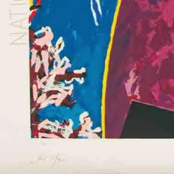 Tuxedo Park Junk Shop Nancy Graves Air & Space Museum Serigraph