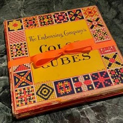 Tuxedo Park Junk Shop New Arrivals The Embossing Co. Color Cubes Large Set Circa 1930