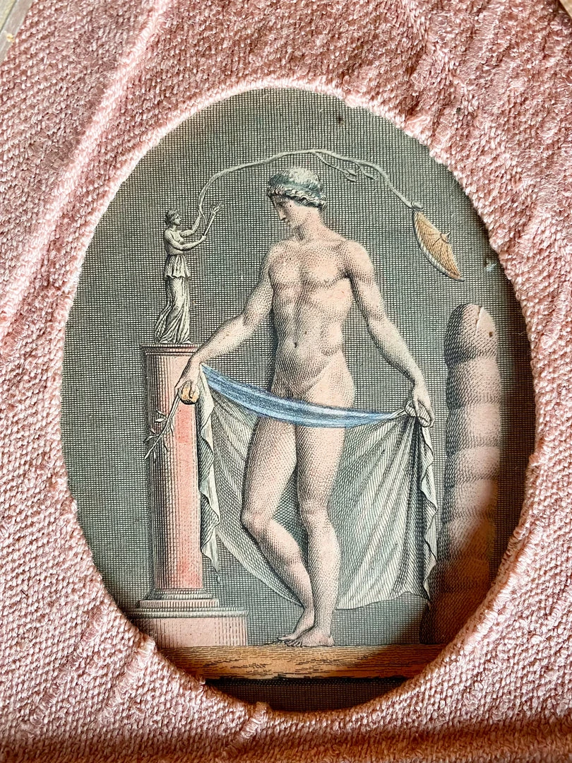 Tuxedo Park Junk Shop New Arrivals A Pair Of Hand-tinted Etchings 5 Tuxedo Park Junk Shop New Arrivals A Pair Of Hand-tinted Etchings