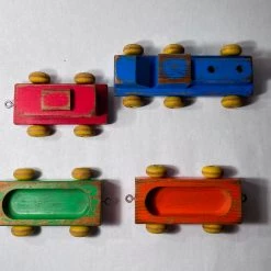 Tuxedo Park Junk Shop New Arrivals Playskool Wooden Train Set Circa 1960