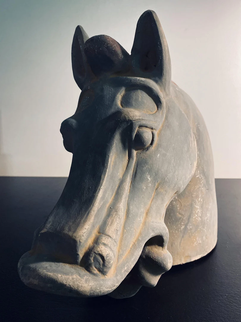 Tuxedo Park Junk Shop Antique Han Dynasty Style Horse Head 3 Tuxedo Park Junk Shop Antique Han Dynasty Style Horse Head