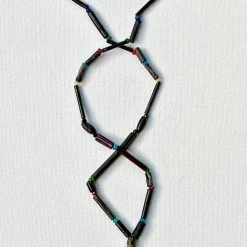 Tuxedo Park Junk Shop Ancient Roman Black Glass Beaded Necklace 5 Tuxedo Park Junk Shop Ancient Roman Black Glass Beaded Necklace