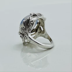 Tuxedo Park Junk Shop New Arrivals Art Nouveau Agate Cabochon Ring