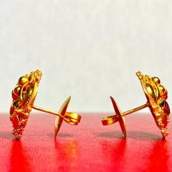 Tuxedo Park Junk Shop 22K Foo Lion Earrings New Arrivals