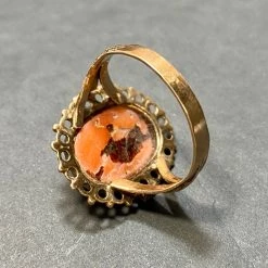 Tuxedo Park Junk Shop Victorian Coral Greek Cameo Ring 14K New Arrivals 6 Tuxedo Park Junk Shop Victorian Coral Greek Cameo Ring 14K New Arrivals