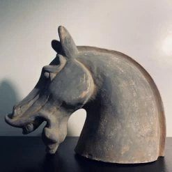 Tuxedo Park Junk Shop Antique Han Dynasty Style Horse Head