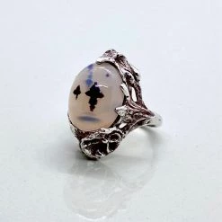 Tuxedo Park Junk Shop New Arrivals Art Nouveau Agate Cabochon Ring