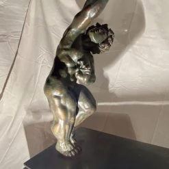 Tuxedo Park Junk Shop Benson A. Selzer Patinated Bronze Sculpture